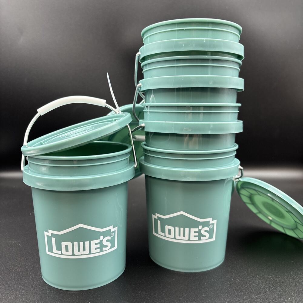 Teal Lowe’s Mini Bucket Lot of 5 NEW 2026 EASTER RELEASE TIKTOK VIRAL - Picture 2 of 3